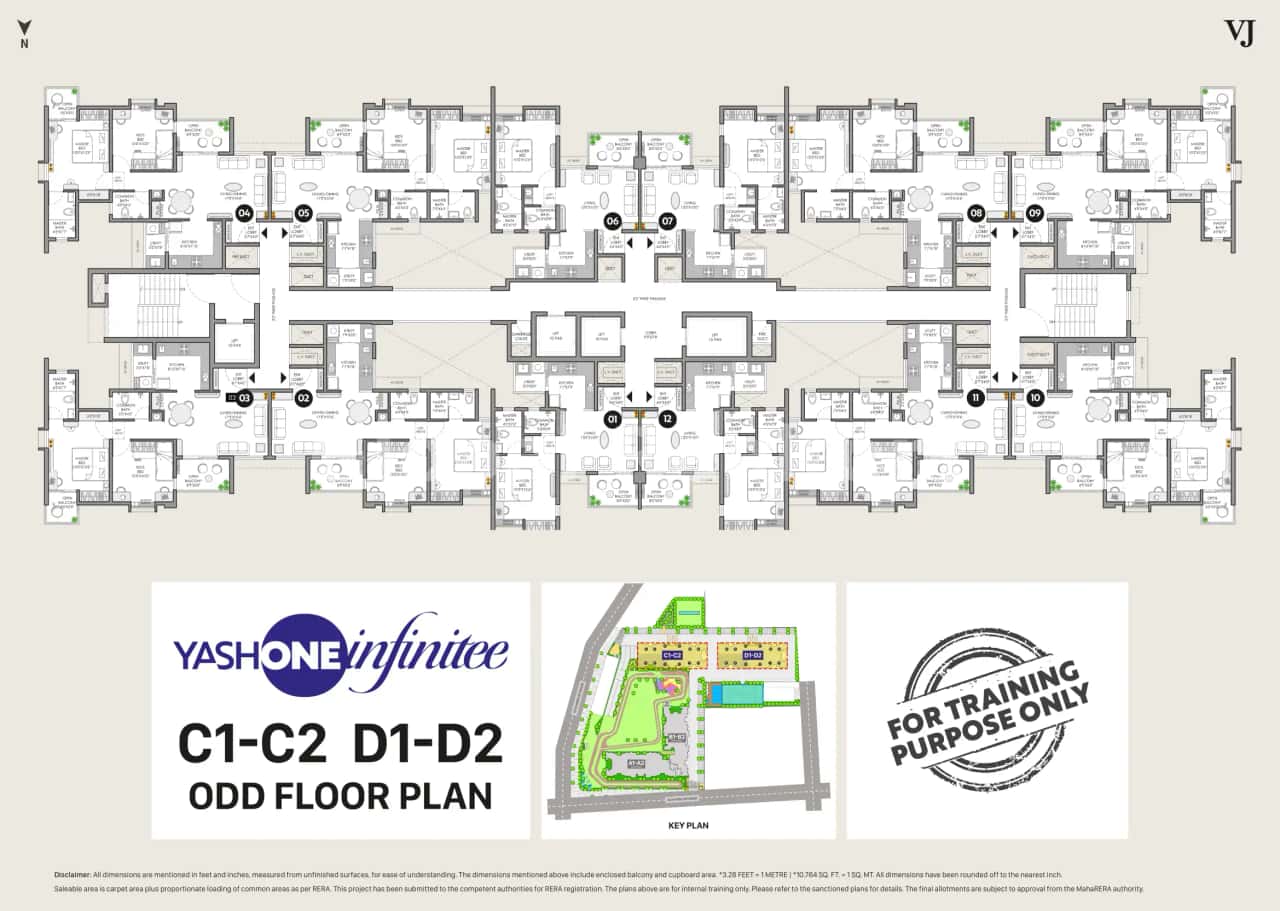 VJ Yashone Infinitee Floor plan 3