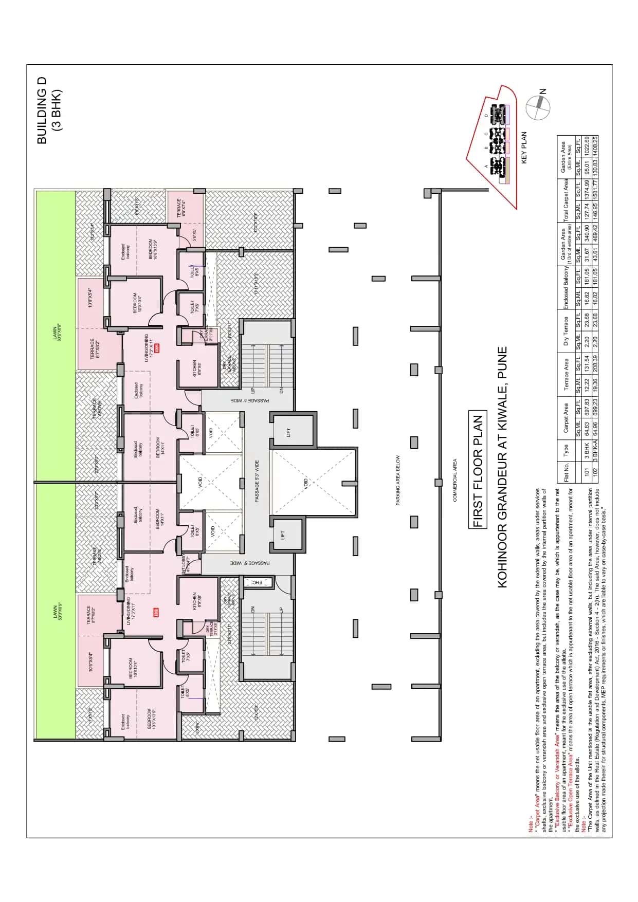 Kohinoor Grandeur Floor plan 2