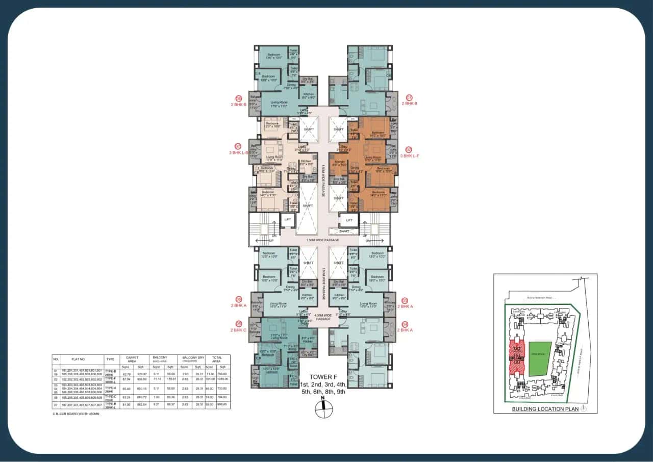 Kohinoor Viva City Floor plan 2