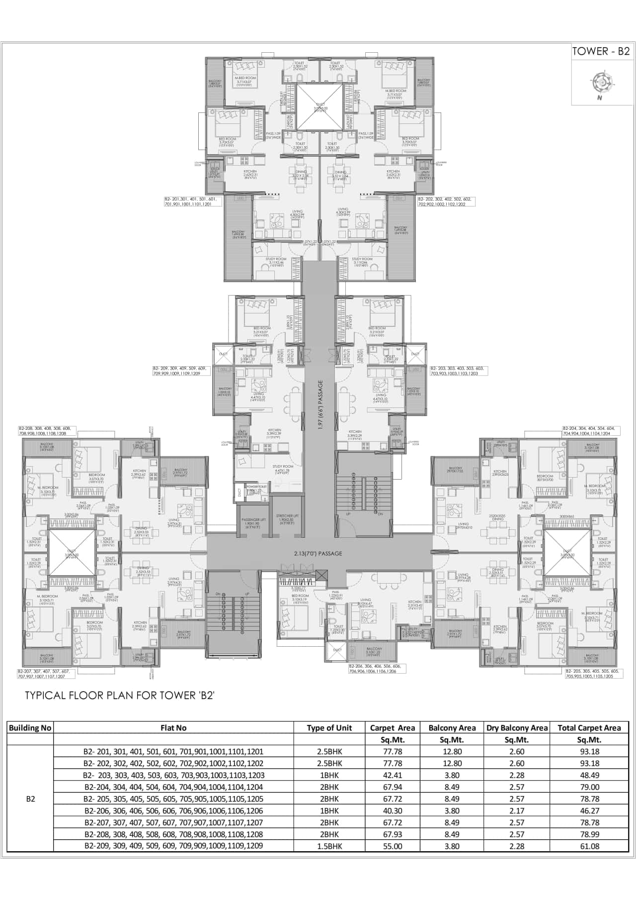 Ganga Newtown Floor plan 1