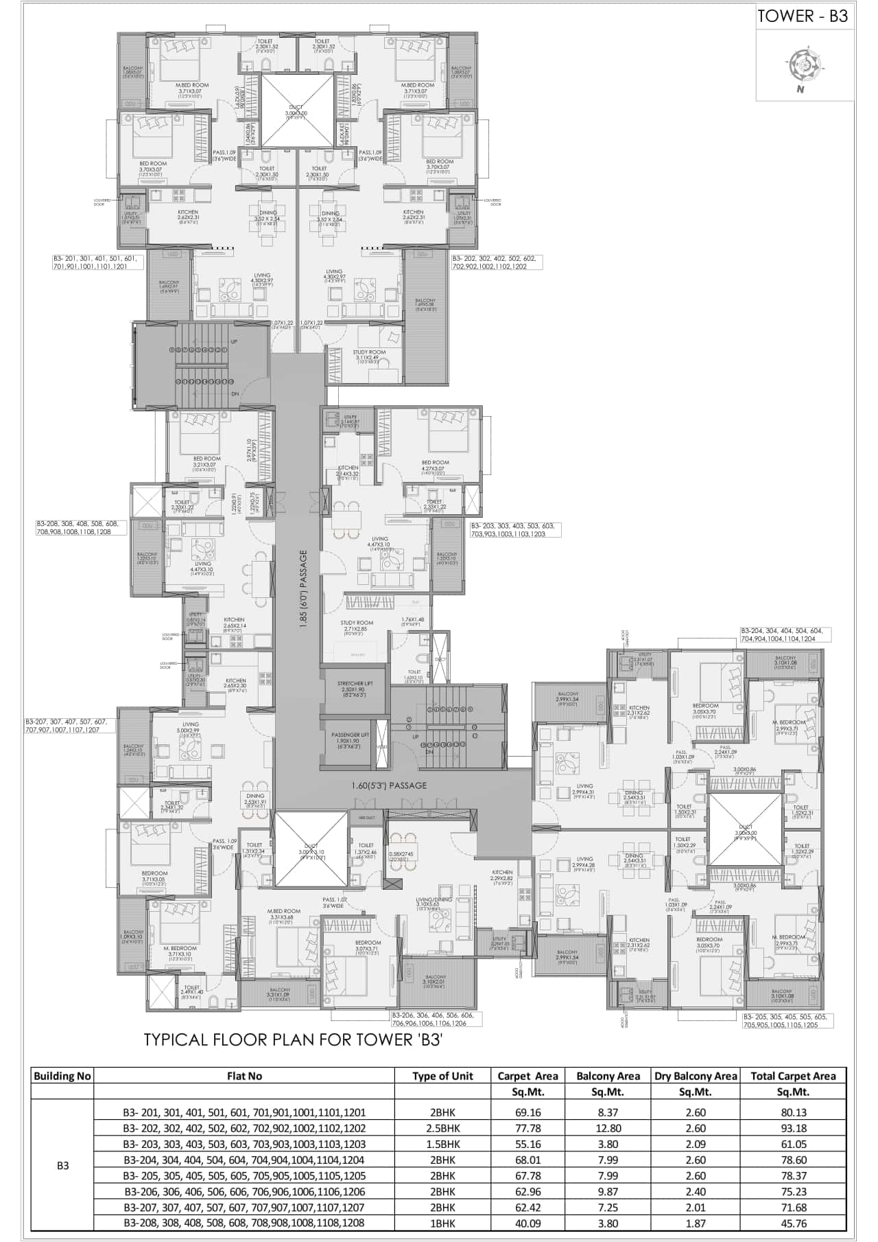 Ganga Newtown Floor plan 2