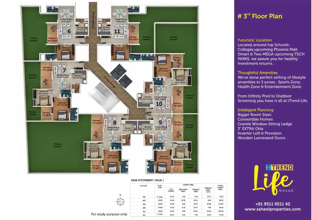 Saheel I trend Life Floor plan 2