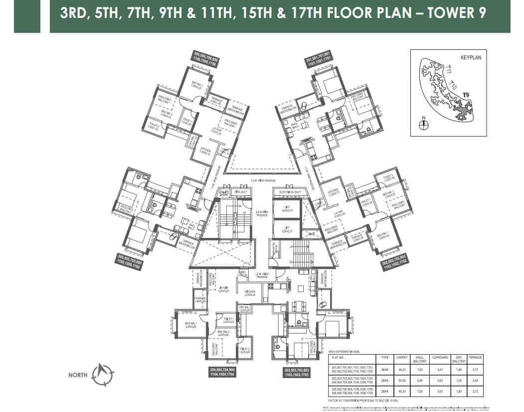 Paranjape Highlands Floor plan 2