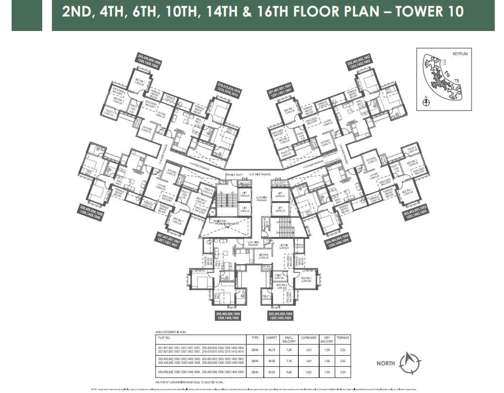 Paranjape Highlands Floor plan 3