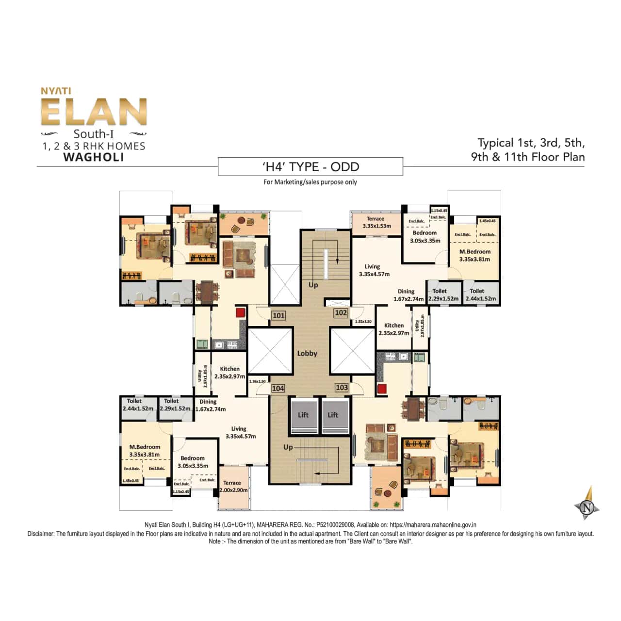 Nyati Elan Floor plan 30