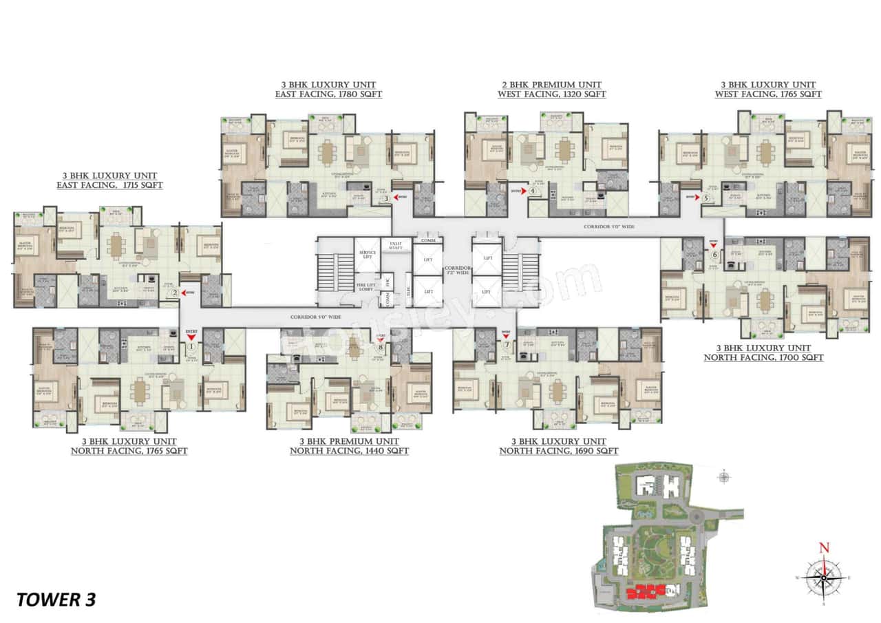 Abhee Aaria Floor plan 3