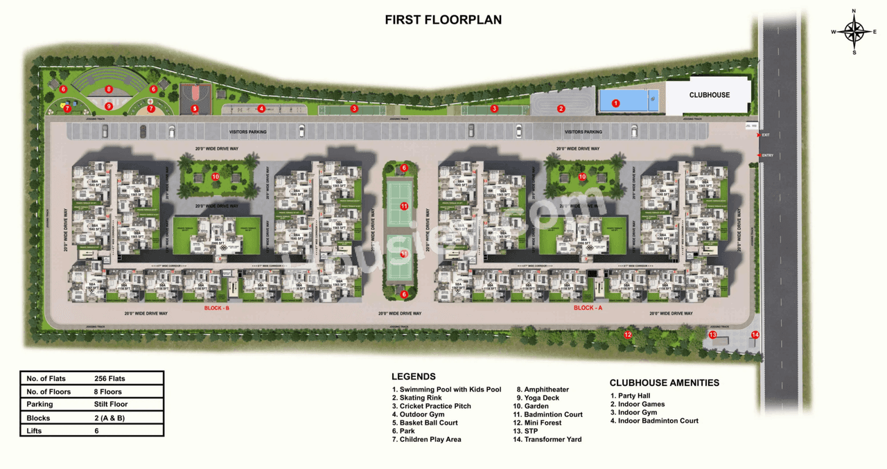 ARS Zurich Floor Plan