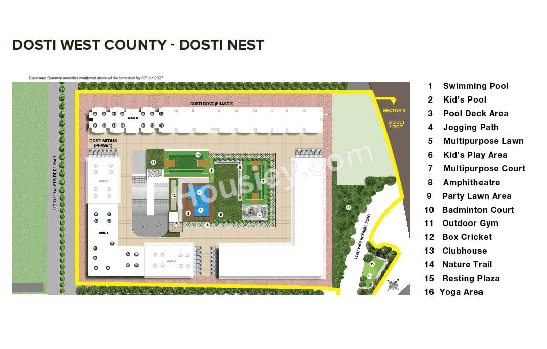 Dosti Nest Floor plan 2
