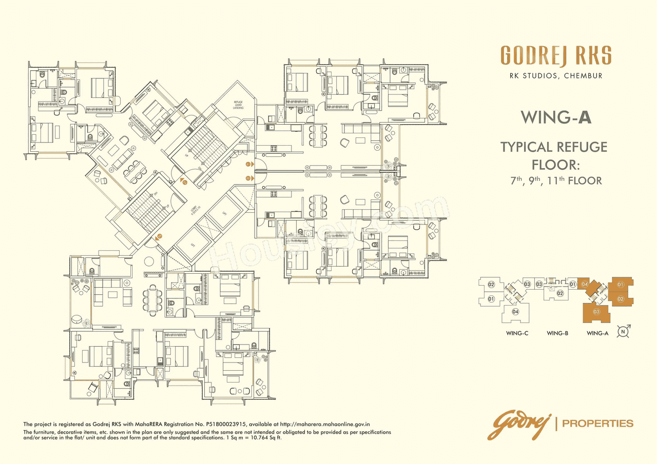 Godrej RKS Floor plan 1