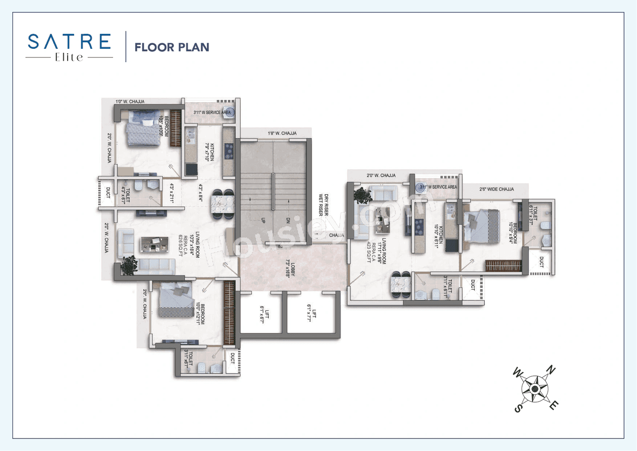 Satre Elite Floor Plan