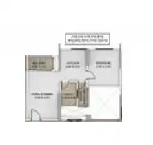 Paranjape Everglades Unit plan - 500 sq.ft.