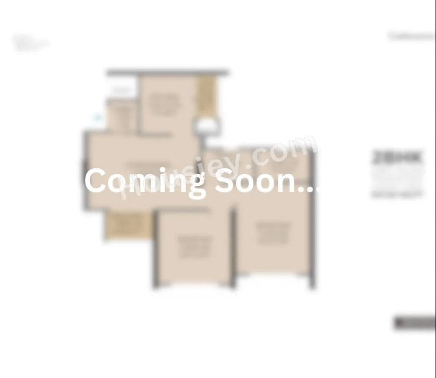 Kohinoor Dombivli Unit plan - 431 sq.ft.