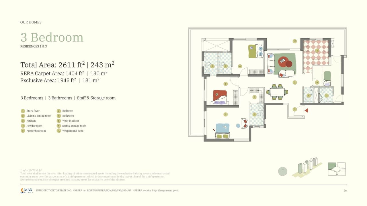 Unit plan - 1404 sq.ft.