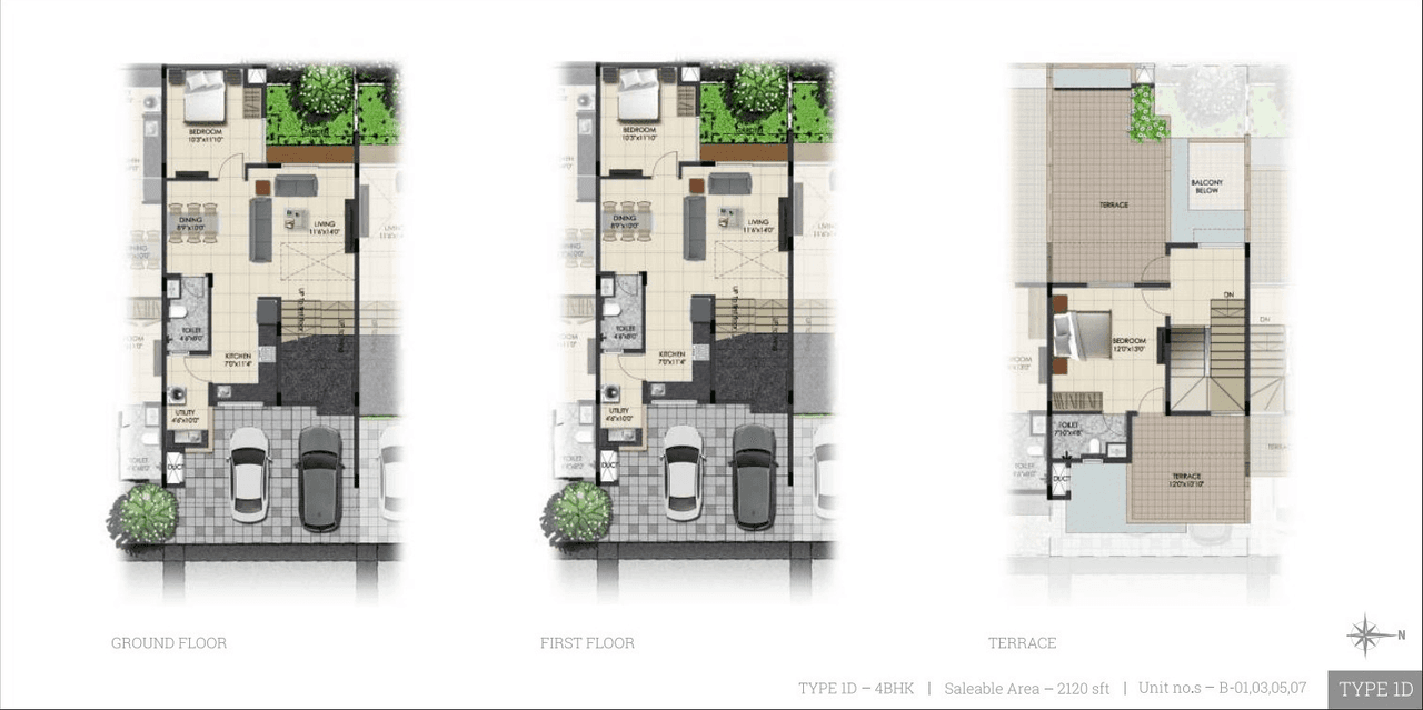 Unit plan - 1484 sq.ft.