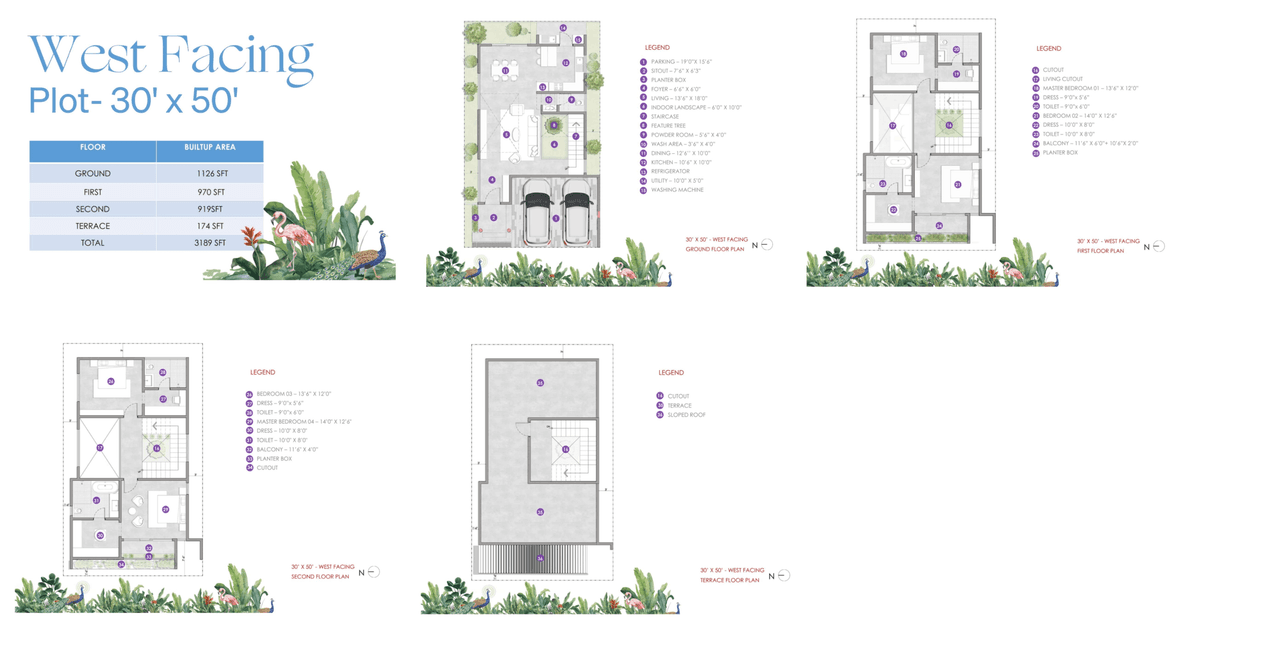 Unit plan - 1500 sq.ft.