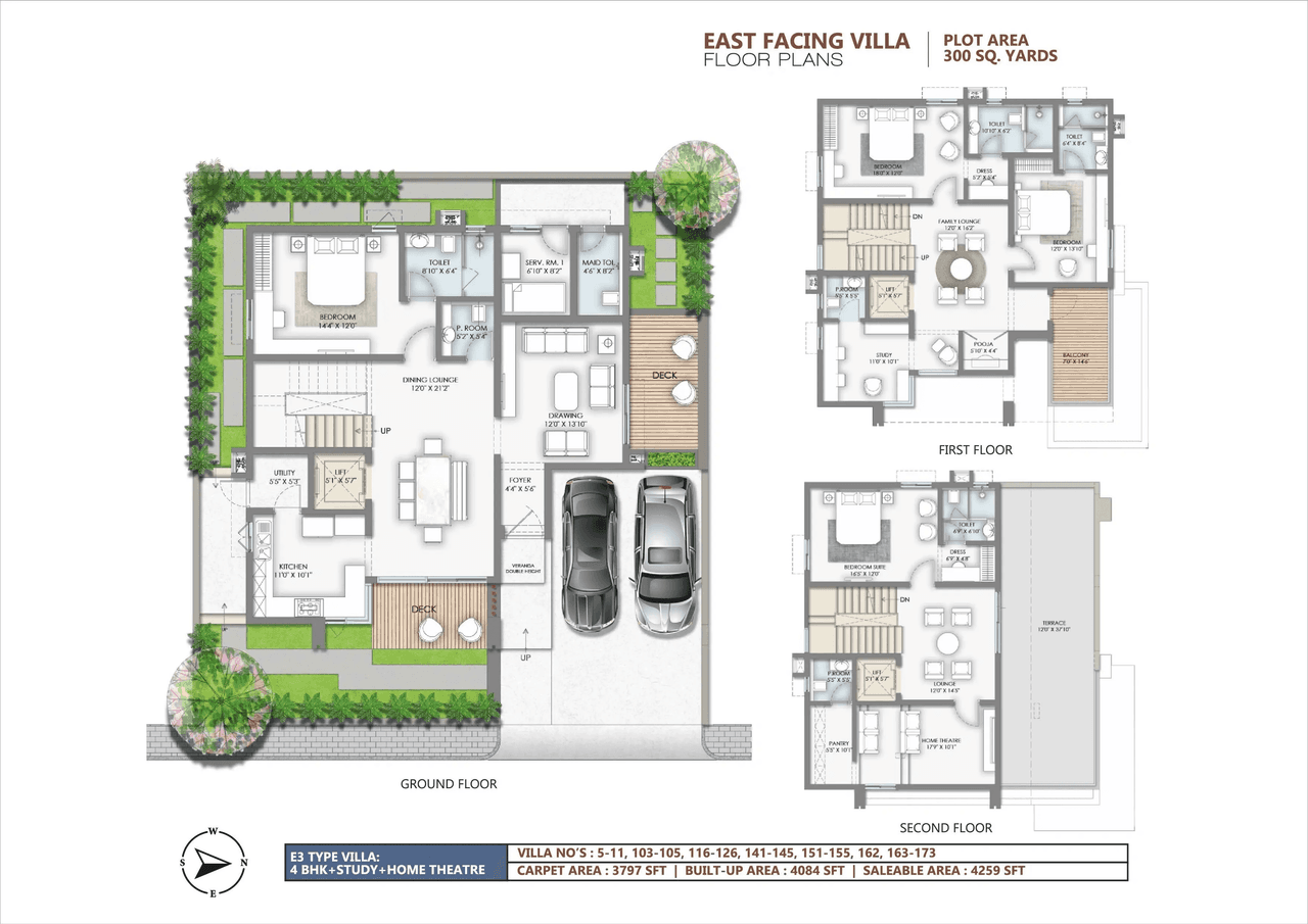 Unit plan - 3797 sq.ft.