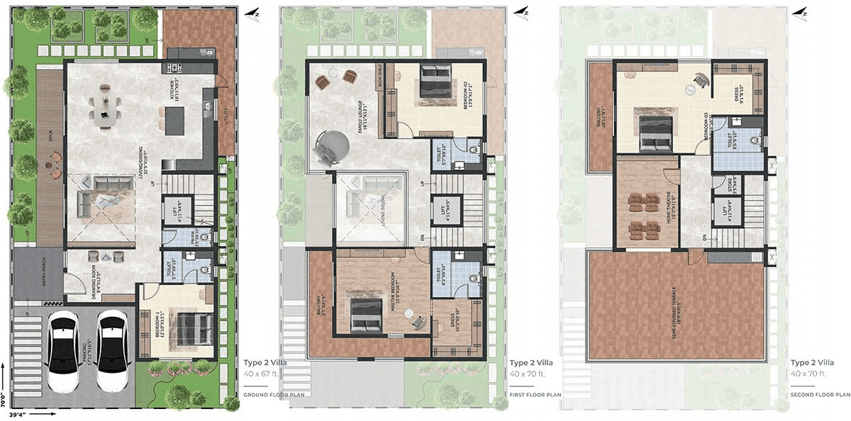 Unit plan - 2768 sq.ft.