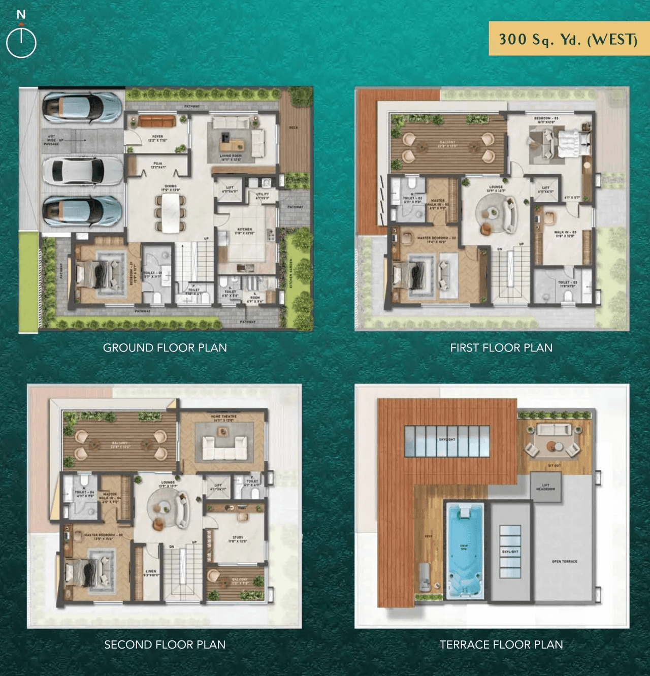 Unit plan - 1890 sq.ft.