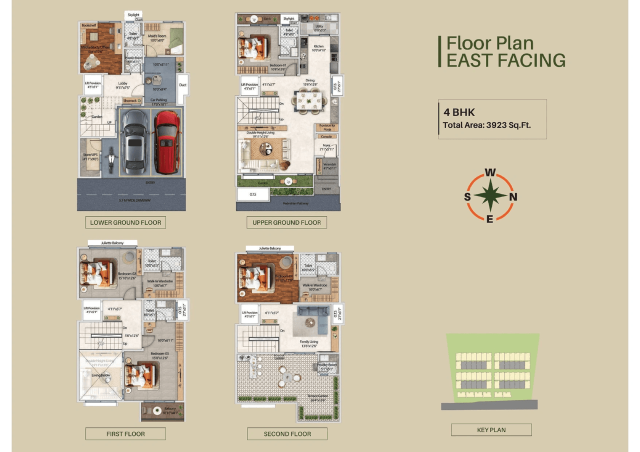 Rainbow Mayfair Unit plan - 3046 sq.ft.