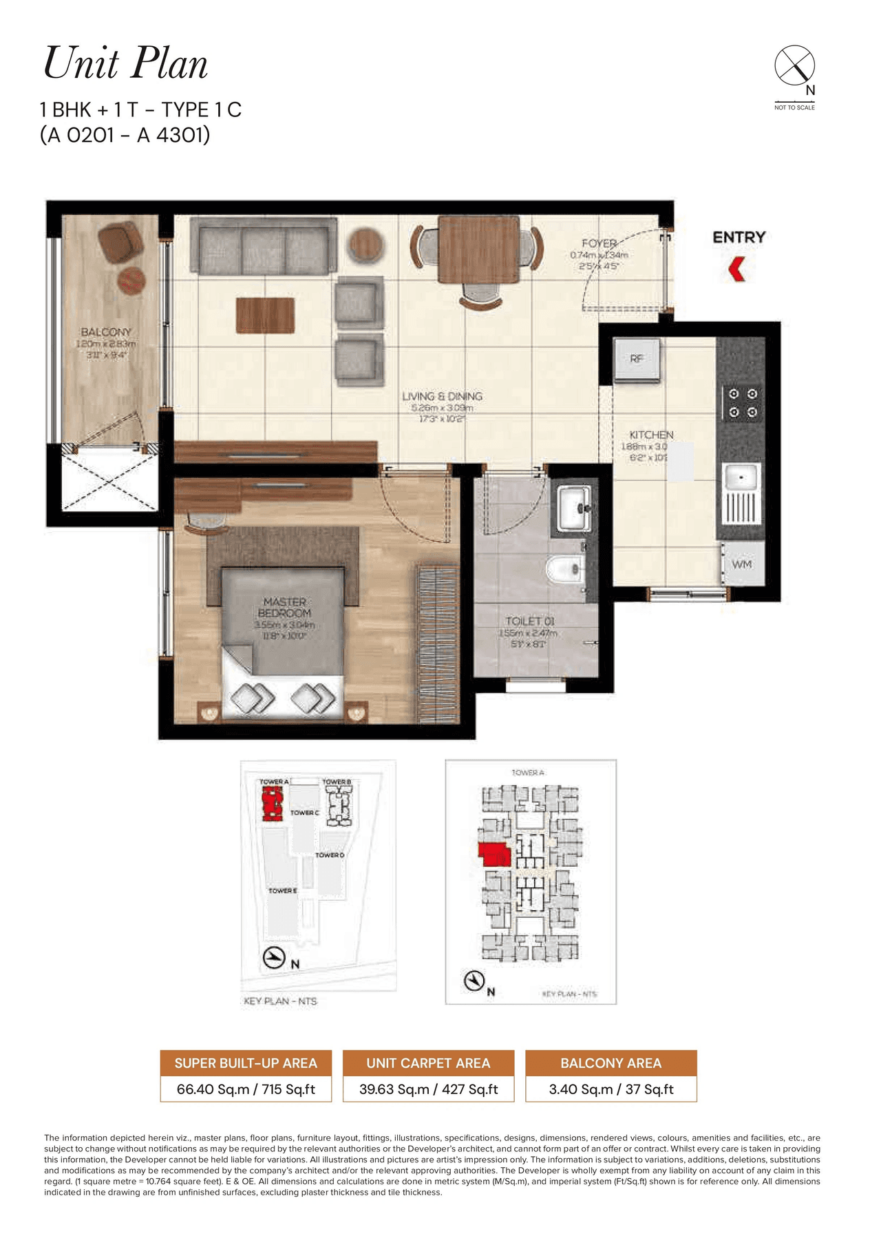 Unit plan - 472 sq.ft.