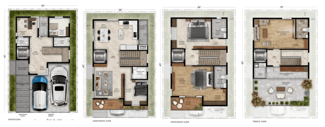 MJ Terra Vista Unit plan - 1685 sq.ft.