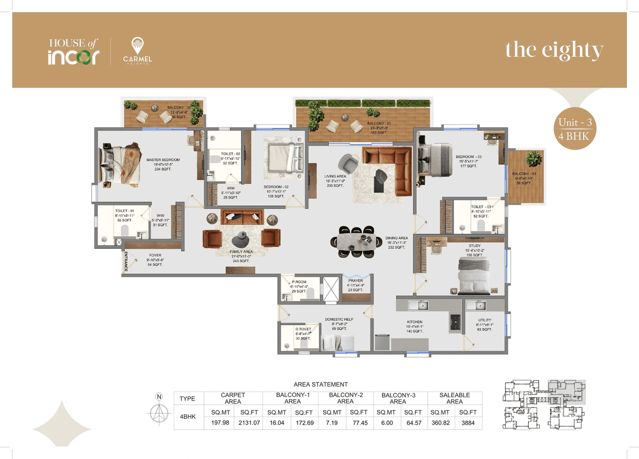 Unit plan - 2131 sq.ft.