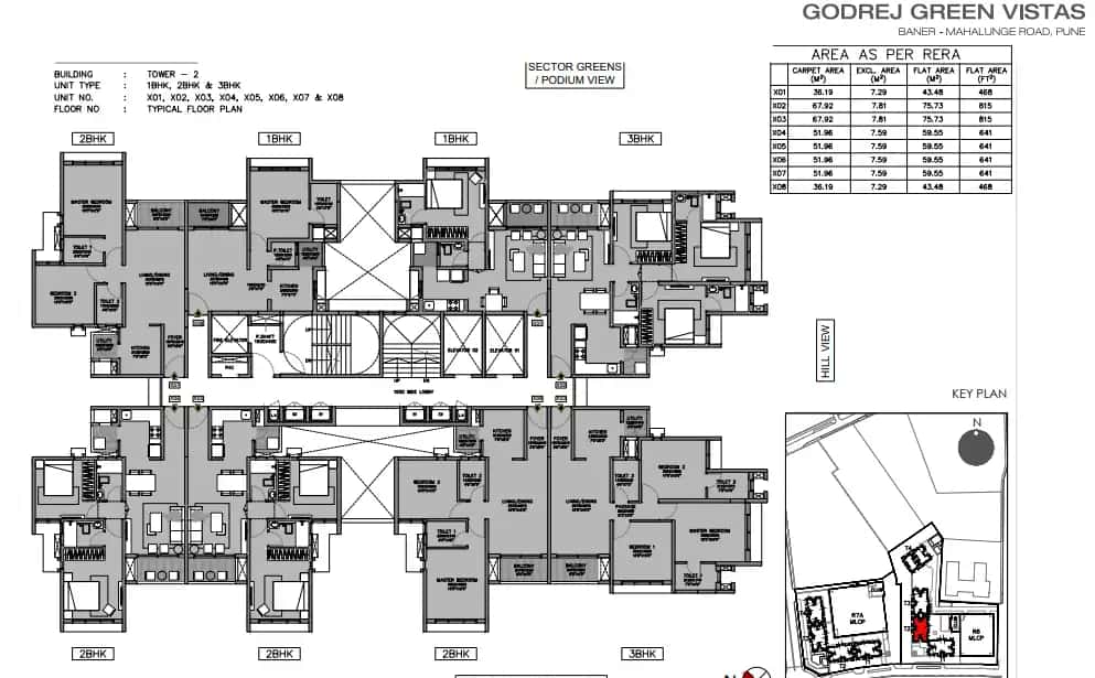 Godrej Green Vistas Floor plan 2