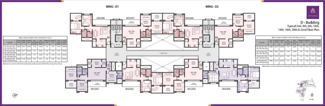 Pethkar Siyona Phase 2 Floor plan 1