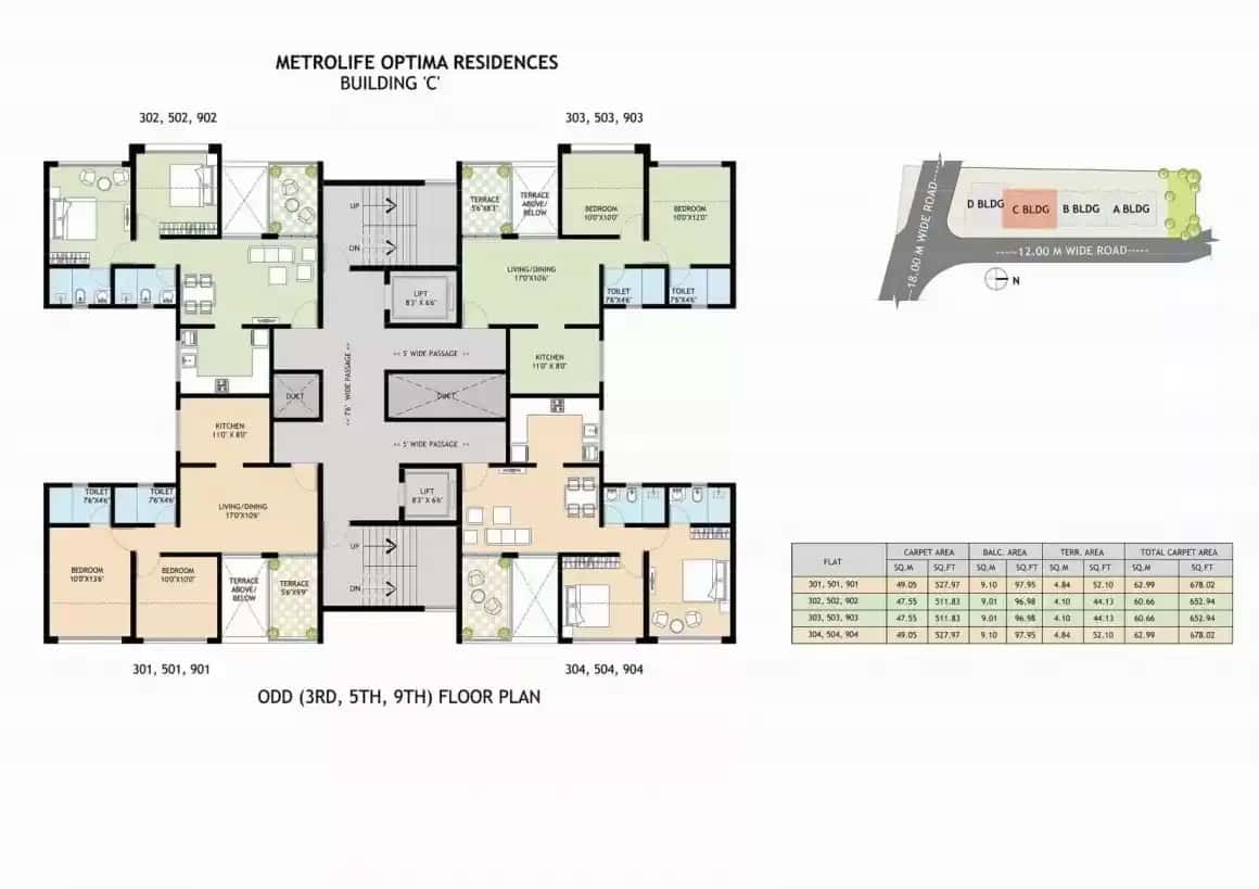 Rama Metro Life Optima Floor plan 3
