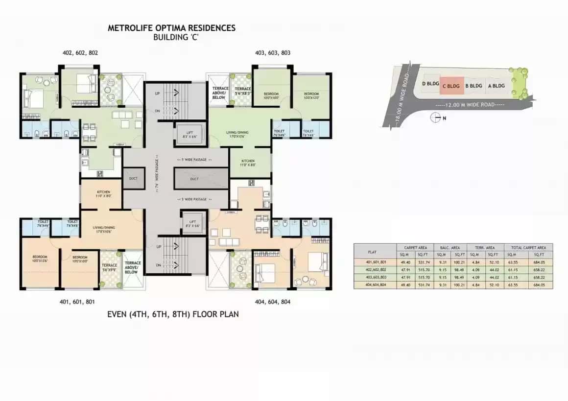 Rama Metro Life Optima Floor plan 4