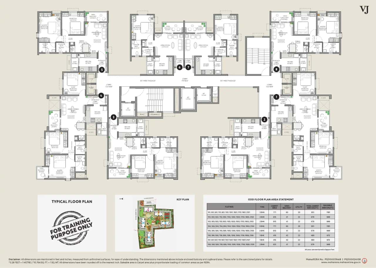 VJ YashOne Hinjewadi Floor plan 4