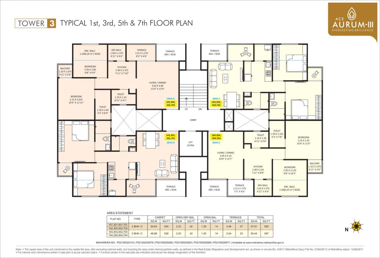 Jhamtani Ace Aurum III Floor plan 4