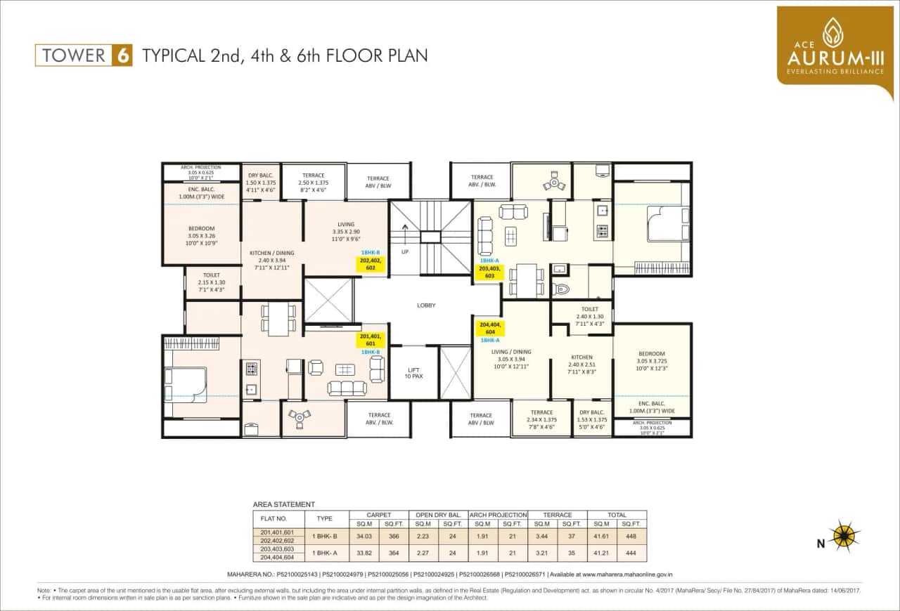 Jhamtani Ace Aurum III Floor plan 8