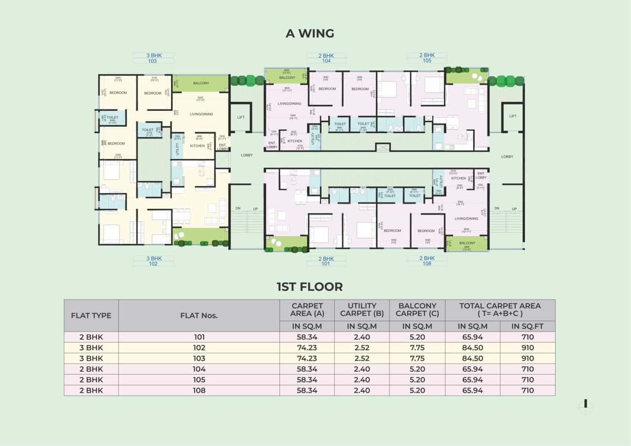 Goyal My Home Wakad Floor plan 1