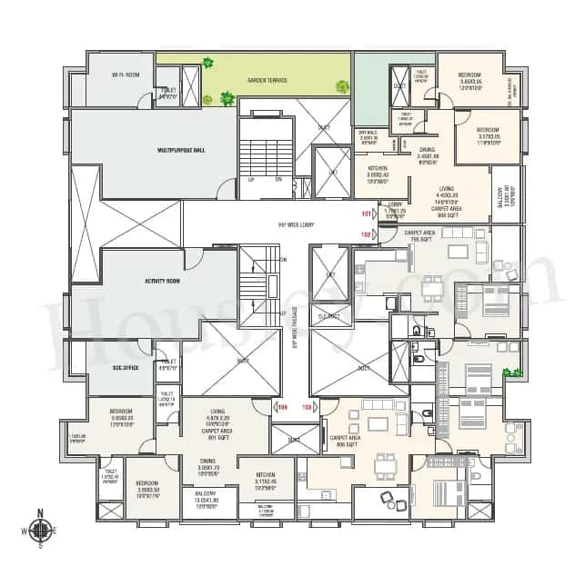 Kshitej 24Life Blooms Master Plan