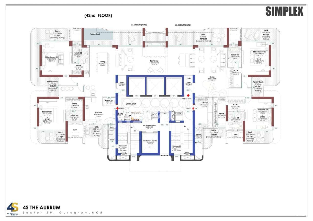 4S The Aurrum Floor plan 2
