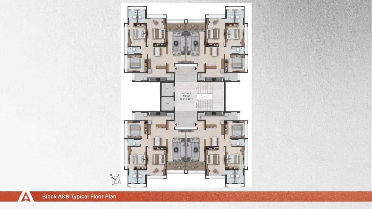 Adani Augusta Floor plan 1