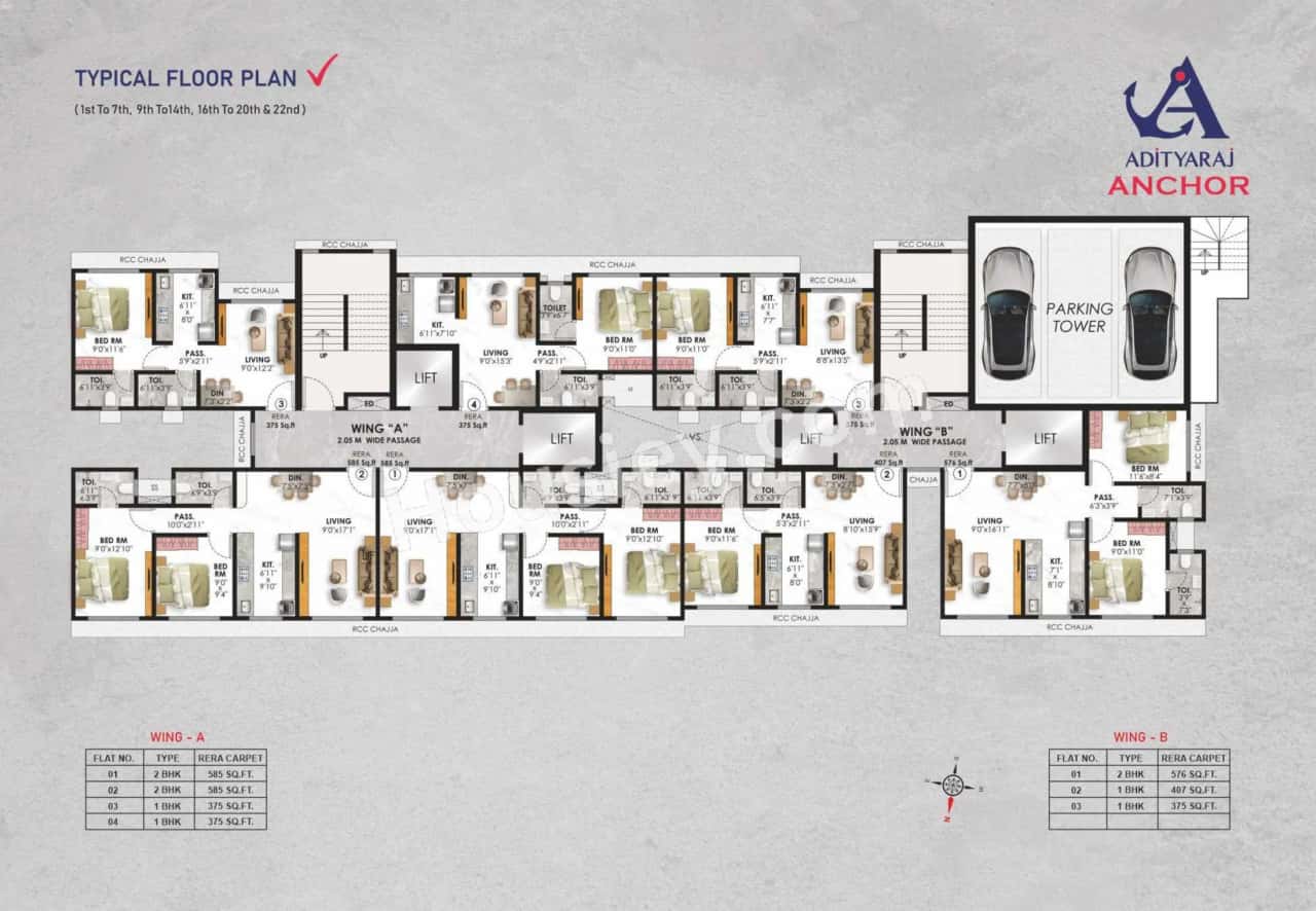 Adityaraj Anchor Floor plan 3