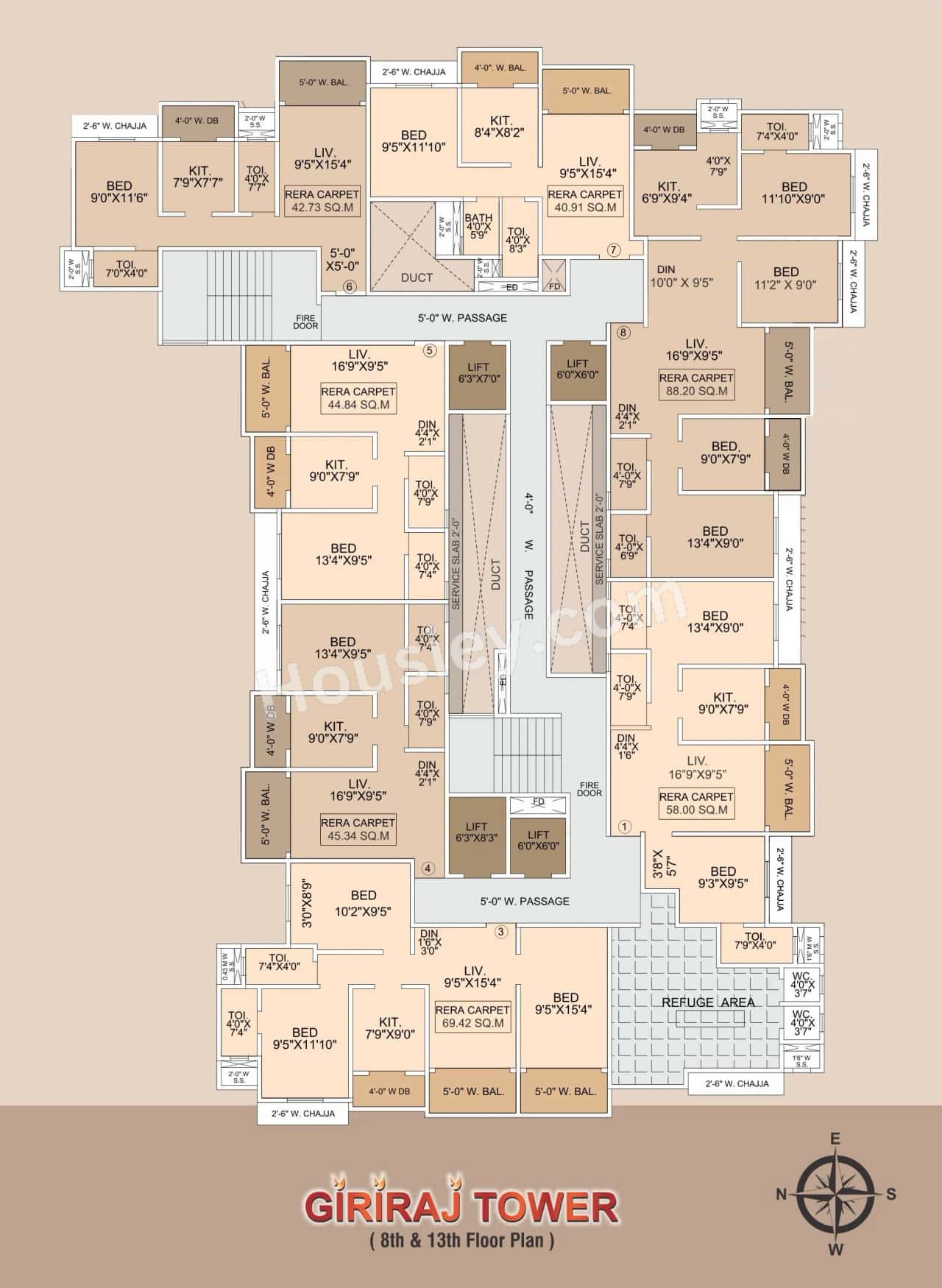 Agarwal Giriraj Tower Master Plan