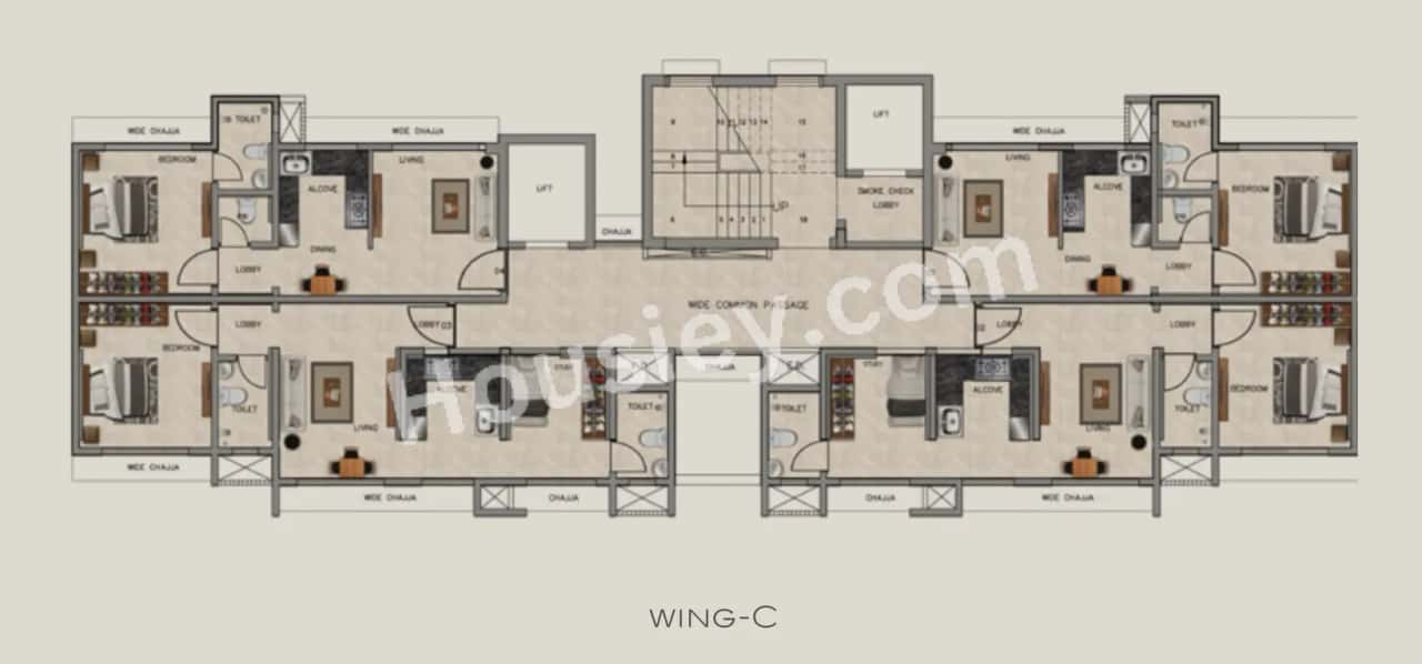 Ajmera Greenfinity Floor plan 1