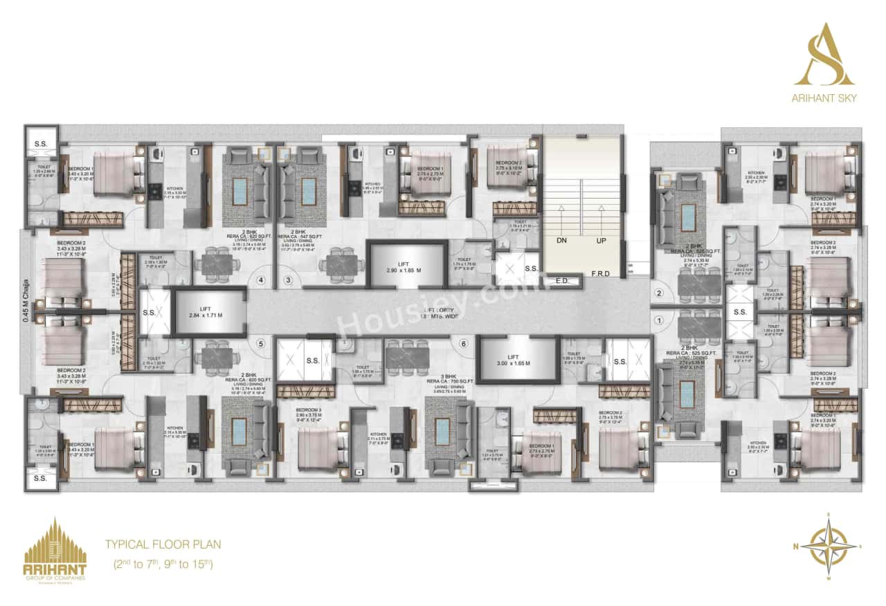Arihant Sky Floor plan 4