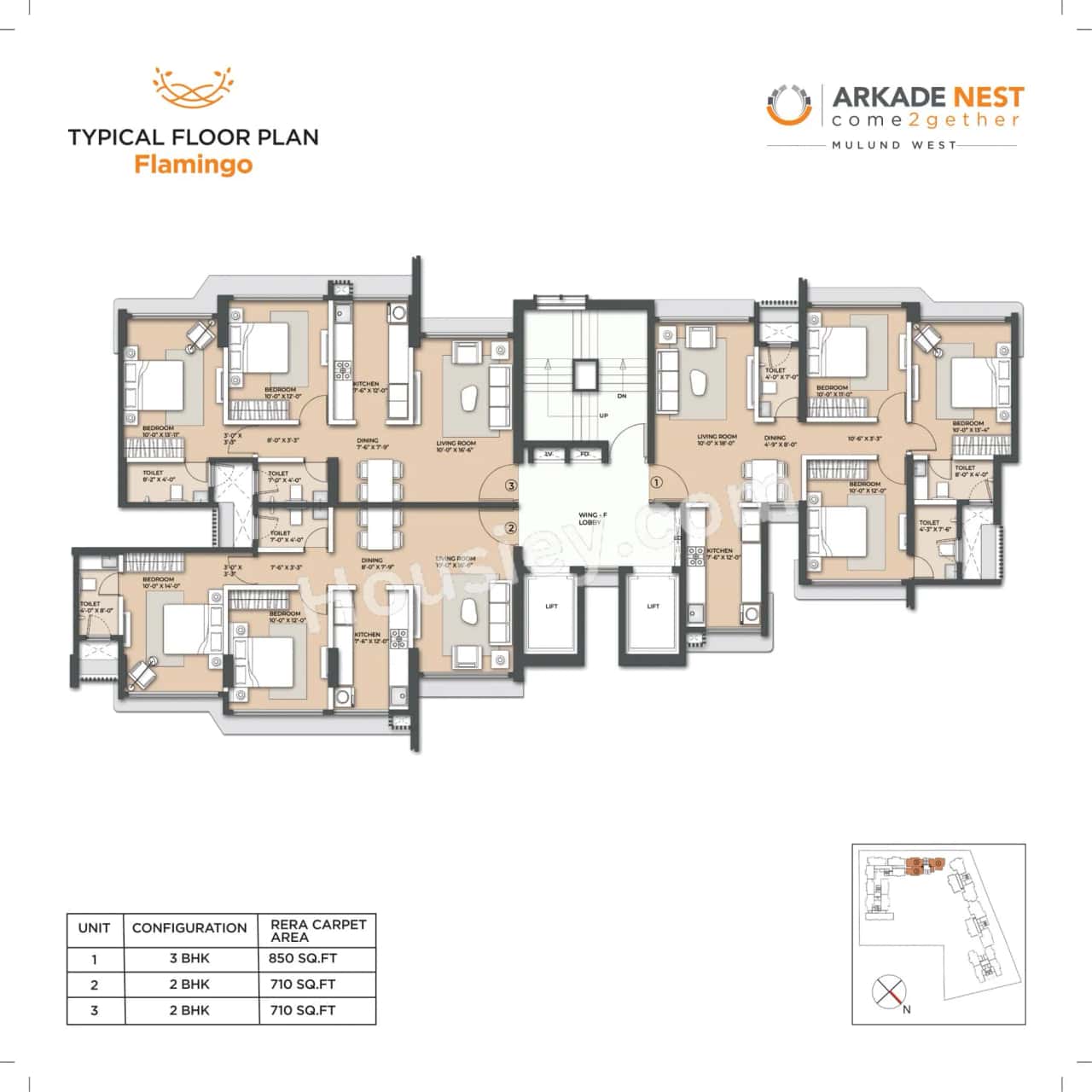 Arkade Nest Floor plan 1
