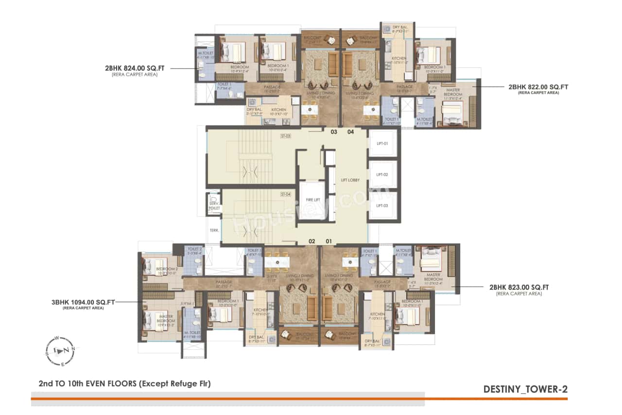 Asmi Legacy Floor plan 1