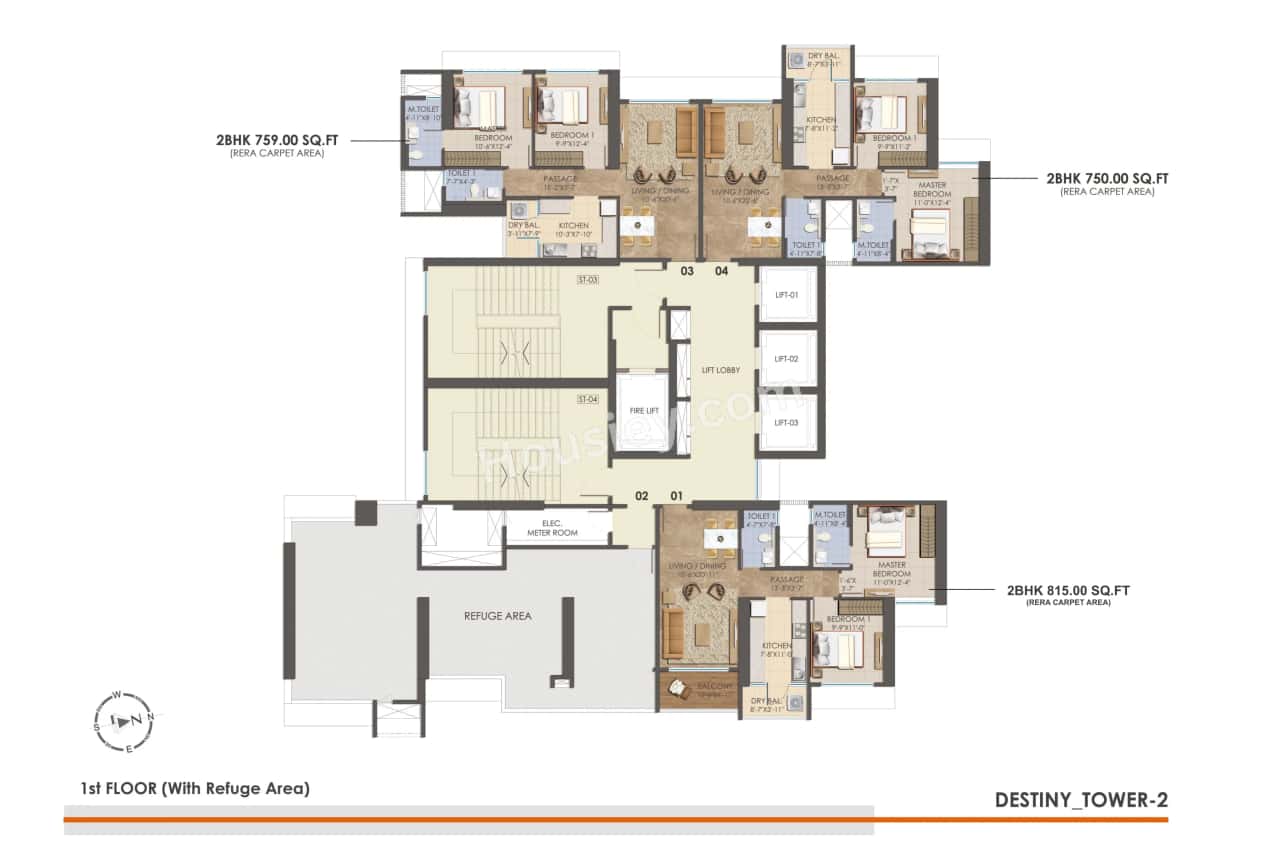 Asmi Legacy Floor plan 3