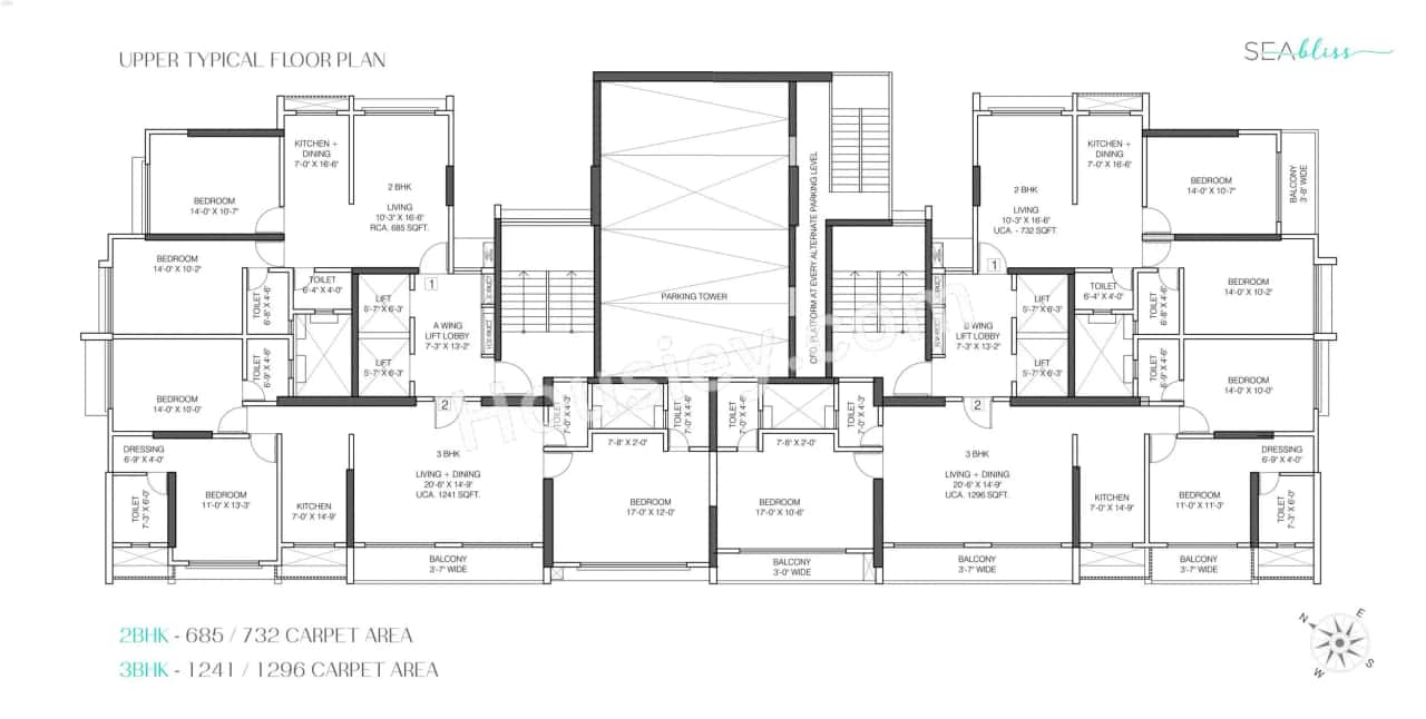 Asshna Sea Bliss Floor plan 1