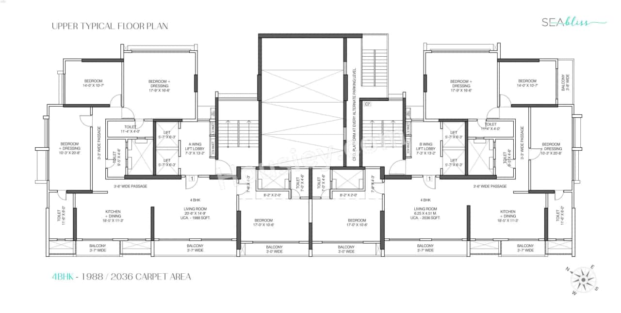 Asshna Sea Bliss Floor plan 2
