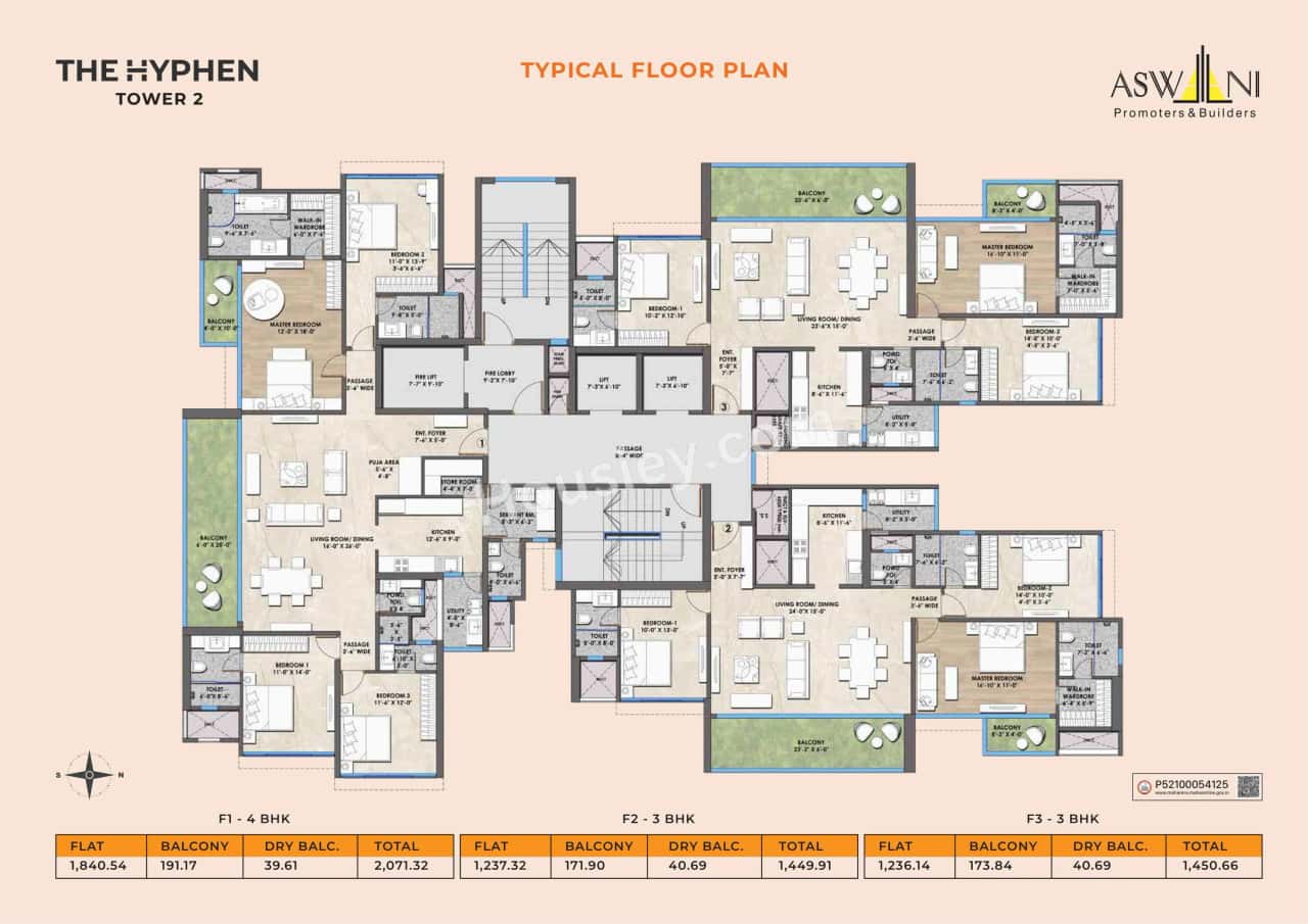 Aswani The Hyphen Floor plan 4