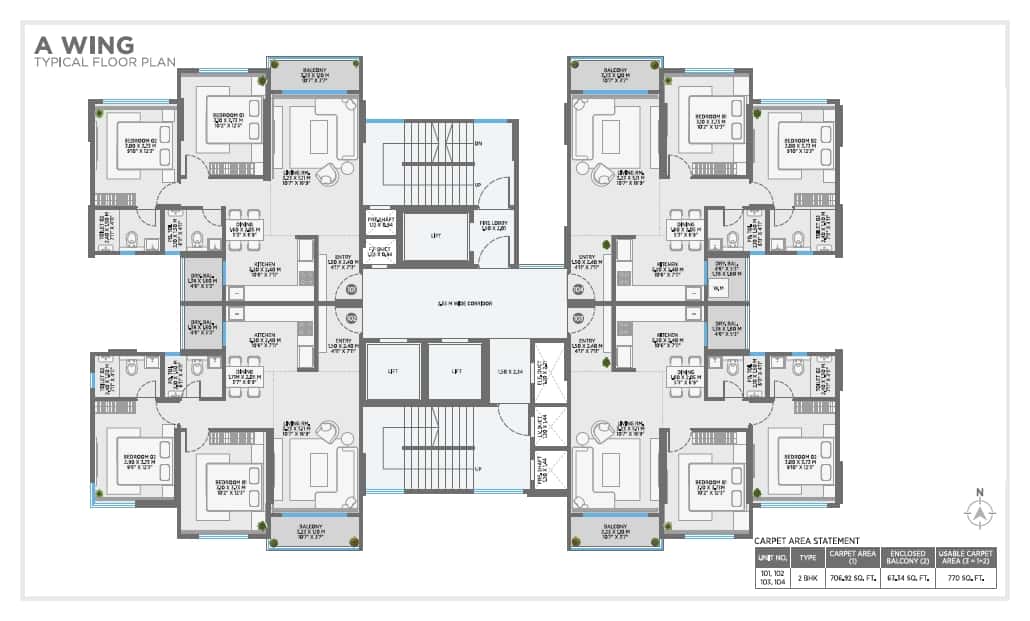 Ranavat Aura Waters Floor plan 2