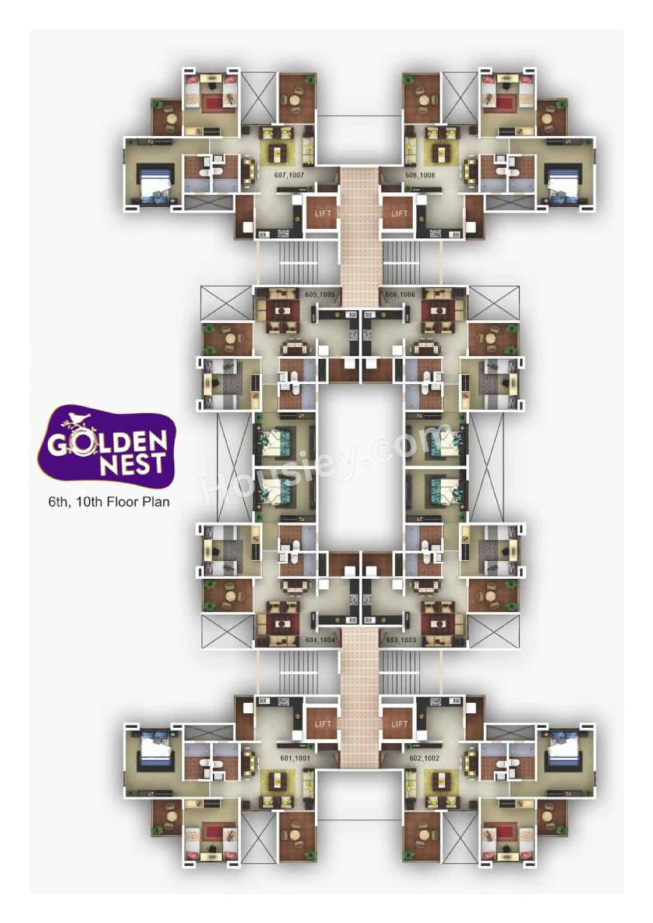 Bhagwat Pardeshi Golden Nest Floor plan 3