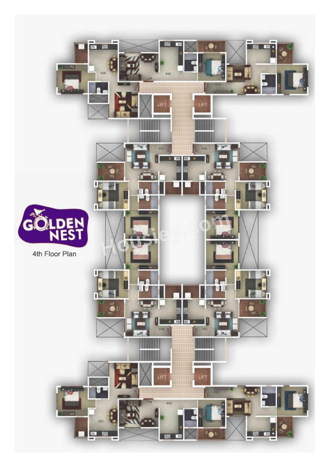 Bhagwat Pardeshi Golden Nest Floor plan 1